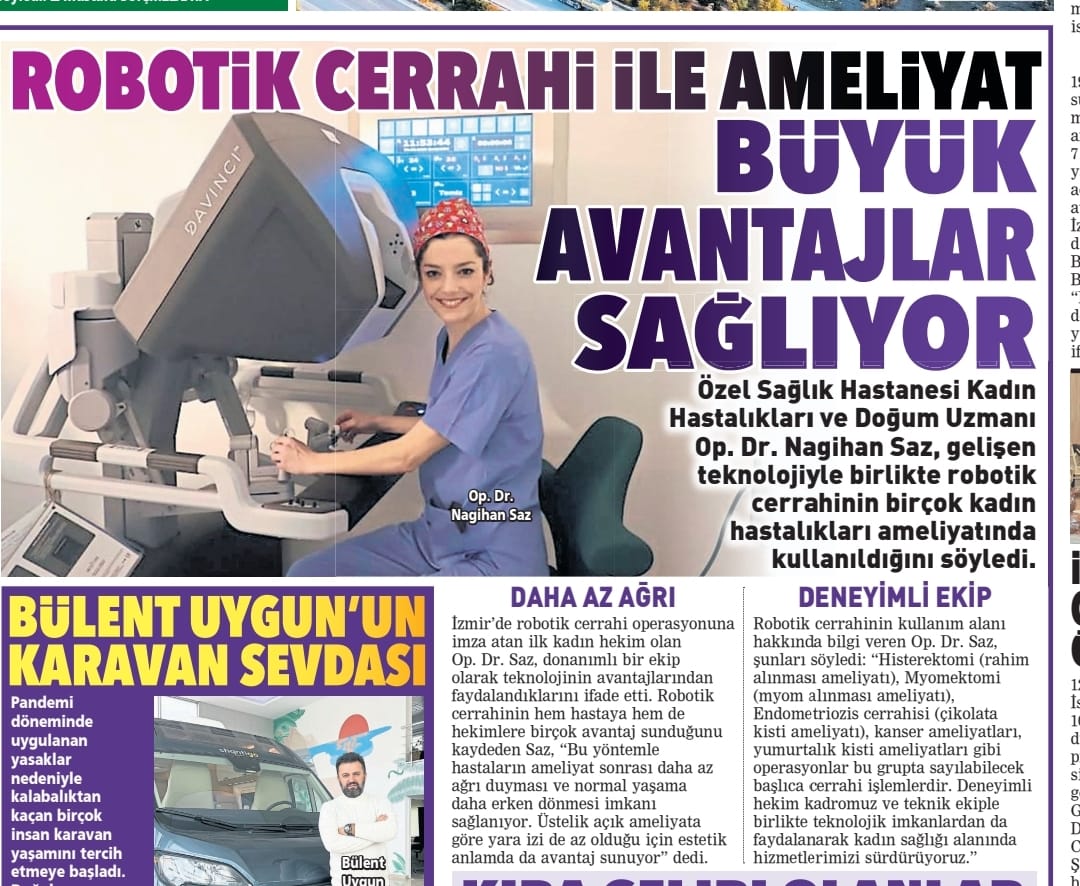 Robotik Cerrahi ile Ameliyat Büyük Avantajlar Sağlıyor